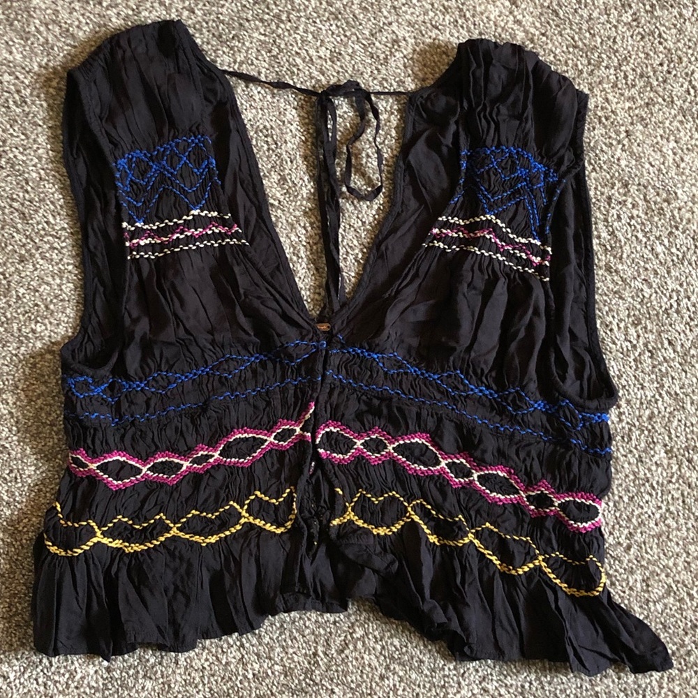 Free People Boho Top, Medium